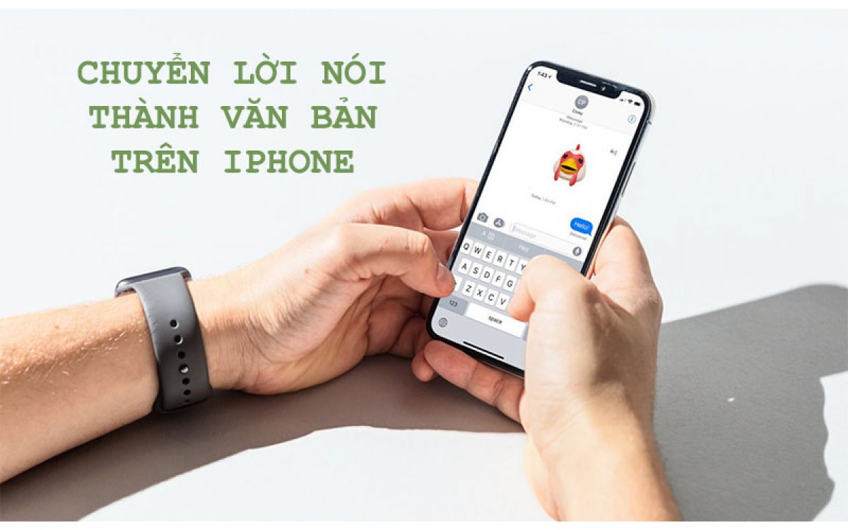 Chuyển lời nói thành văn bản cực nhanh trên iPhone.